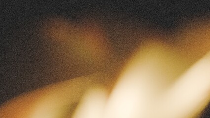 bright glow of dark yellow on dark background for cover header design, of a grain texture