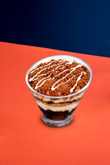 Chocolate cream ice cream snacks