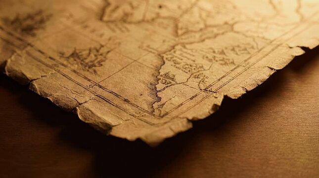 Aged map texture vintage parchment paper old exploration concept