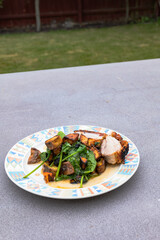 BBQ Italian-Style Butterflied Lamb Leg