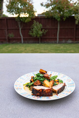 BBQ Italian-Style Butterflied Lamb Leg