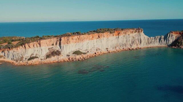 Scenic views of Gerakas Beach on Zakynthos