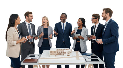 group of business people working together on white businessman, office, team, business, woman, people, businesswoman