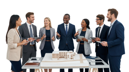 group of business people working together on white businessman, office, team, business, woman, people, businesswoman