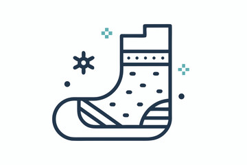 lounge sock icon cozy wear