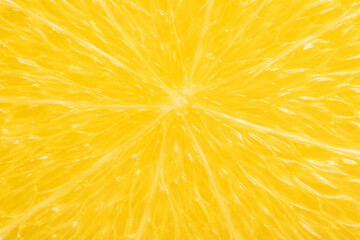 レモンの果肉のマクロ質感背景