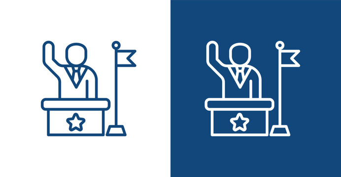 Executive Outline, with light and dark background