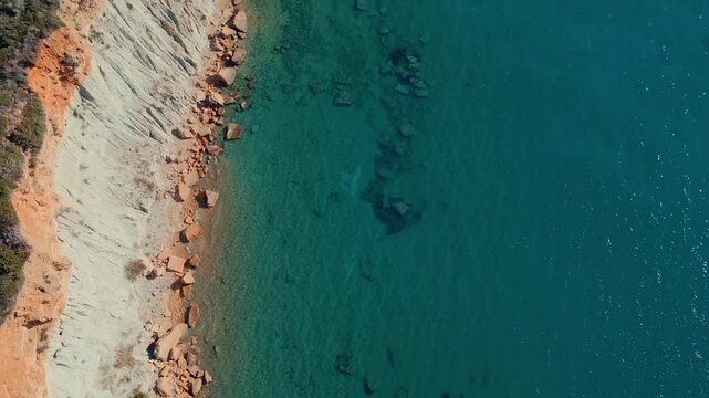 Scenic views of Gerakas Beach on Zakynthos