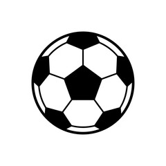Fototapeta premium Classic Black and White Soccer Ball Illustration for Sports Enthusiasts.