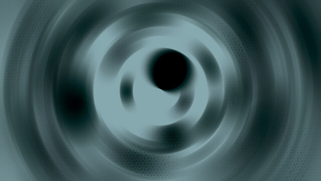 Abstract swirling blue and black circular pattern - Powered by Adobe