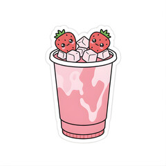 Strawberry milkshake
