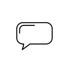 Fototapeta premium Blank Speech Bubble Icon - Communication, Messaging, and Dialogue Symbol