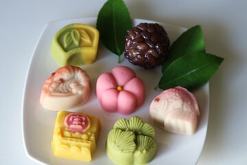 和菓子　カラフル