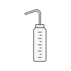 laboratory spray bottle illustration