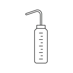 laboratory spray bottle illustration