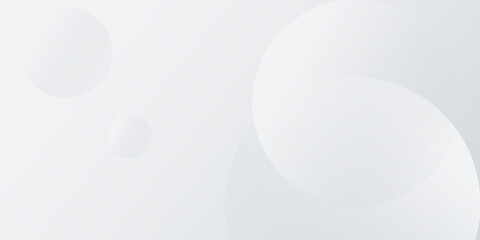 Soft abstract light silver background elegant circle shape art