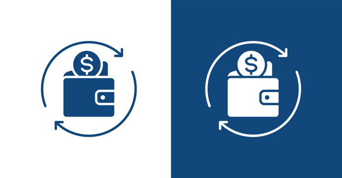 Insurance Coverage Glyph, with light and dark background