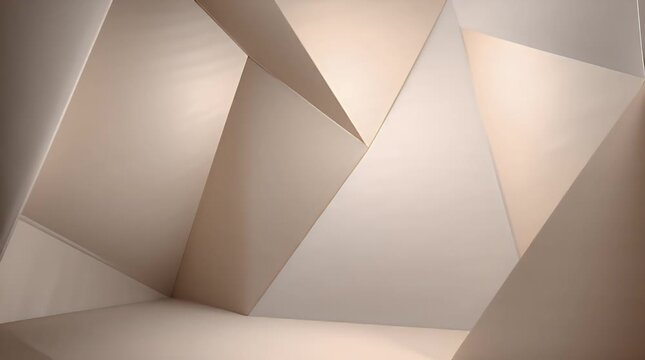 Modern Premium Polygon Panels in Neutral Tones