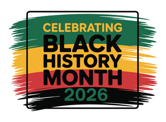 Fototapeta premium Black History Month 2026 Celebrating