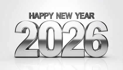 Futuristic LED digits display “2026” in bright blue on a sleek, high-tech metallic interface with glowing accents.