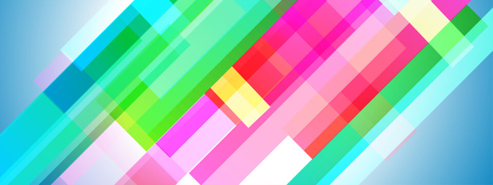 Geometric shapes of rectangles and squares layered on each other