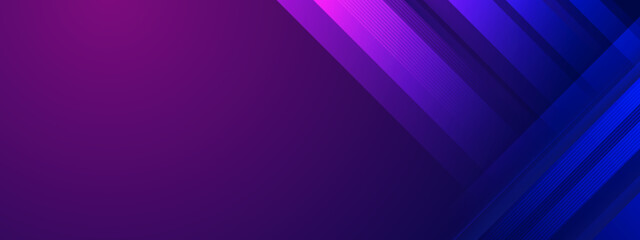 Blue and purple abstract background with diagonal lines