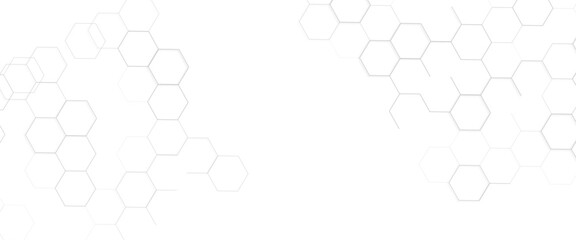 Vector modern tech minimal style tech hexagonal for background