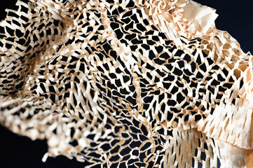 乱雑に置いた網目の紙02