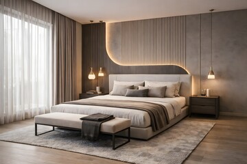 Obraz premium hotel room interior