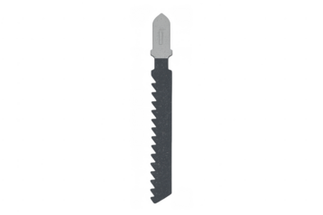 Jigsaw woodworking blade cutting tool on transparent background