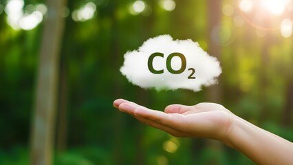 Reduce CO2 emissions to limit global warming and climate change. Reduce levels of greenhouse gas, decarbonize industry, energy and transport. Carbon neutral and net zero concept, 8k Resolution