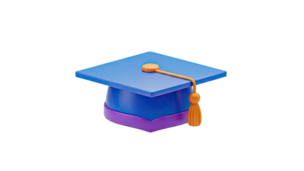3D Rendering of a Graduation Cap