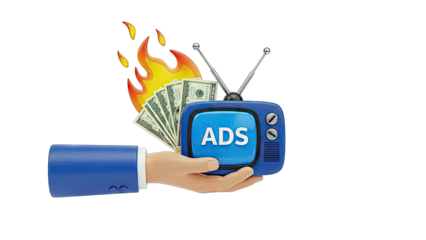 Burning Money for TV Ads