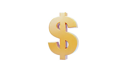 Obraz premium Golden Dollar Sign