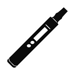A vape pen icon bold outline vector illustration design