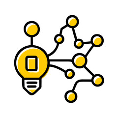 Connected innovation lightbulb