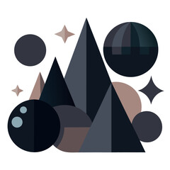 Abstract geometric shapes