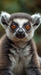 Close-up of a lemur's face
