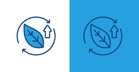 Sustainable Development Color Outline, with light and dark background