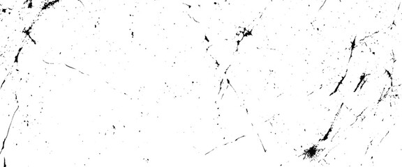 Vector black and white dirty grainy and scratches scattered grey speckles and diagonal scratch