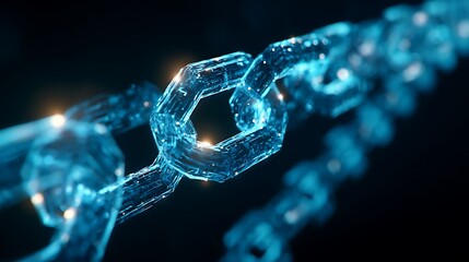 An abstract blockchain grid for enterprise design.