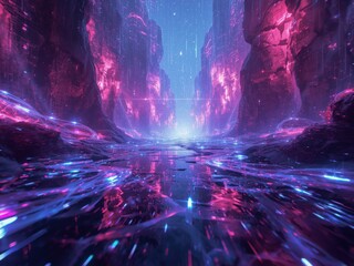 Neon canyon journey