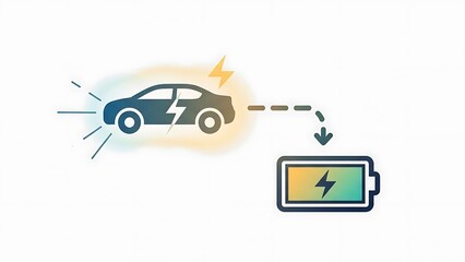 Electric Car Charging Battery Recharge Energy.