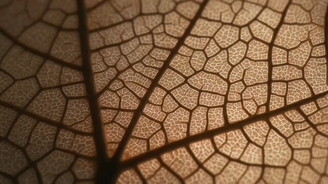 Dry Leaf Texture Macro Closeup.
