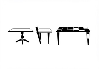 chairs and tables