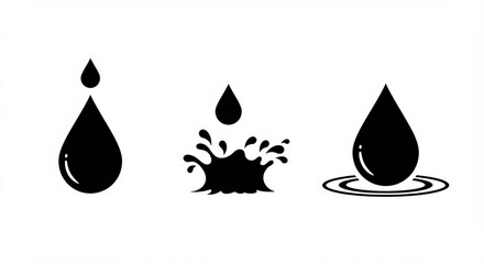 vector water drop