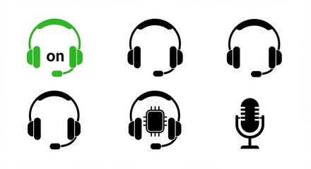 set of human hand drawn icons