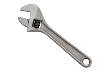 Steel adjustable wrench tool for repair and construction