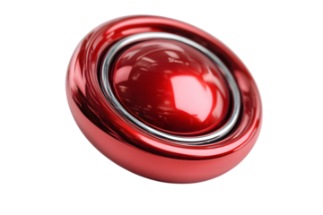 red glass sphere
