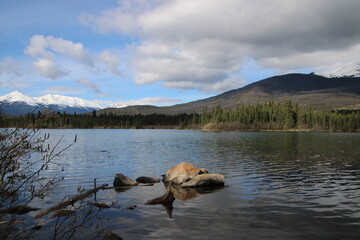 Stones In The Lake, Jasper National Park, Alberta